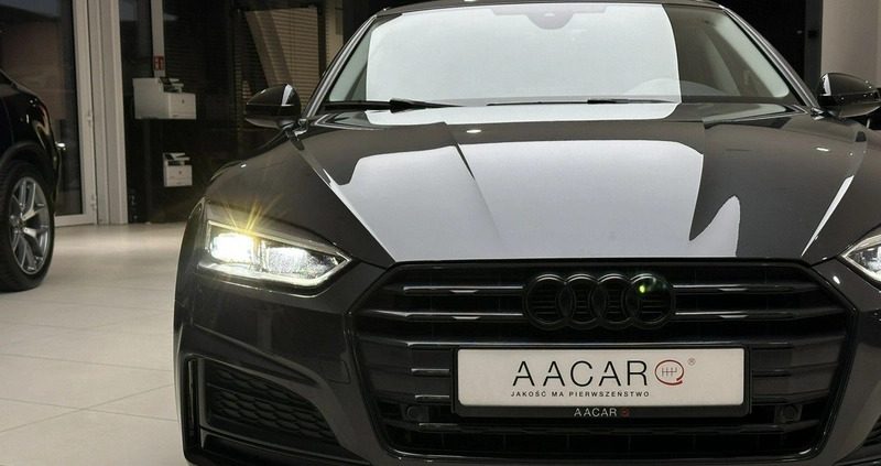 Audi A5 cena 122900 przebieg: 93543, rok produkcji 2018 z Kobyłka małe 781
